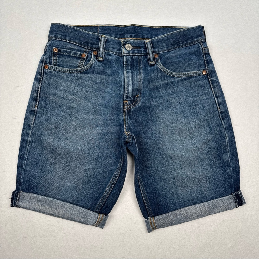 Levi's Y2K 511 Slim Cut-Off Denim Short Men's 29 Med Wash Denim Cotton Low Rise
